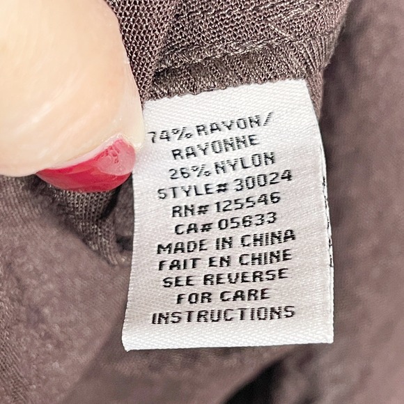 HABITAT Women's Long Sleeve Button Asymmetric Hem Tunic Sz Small Lagenlook Top - Picture 5 of 7